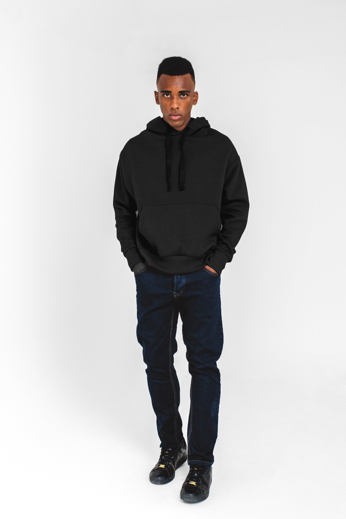 Supersoft Oversized Hoodie in Black