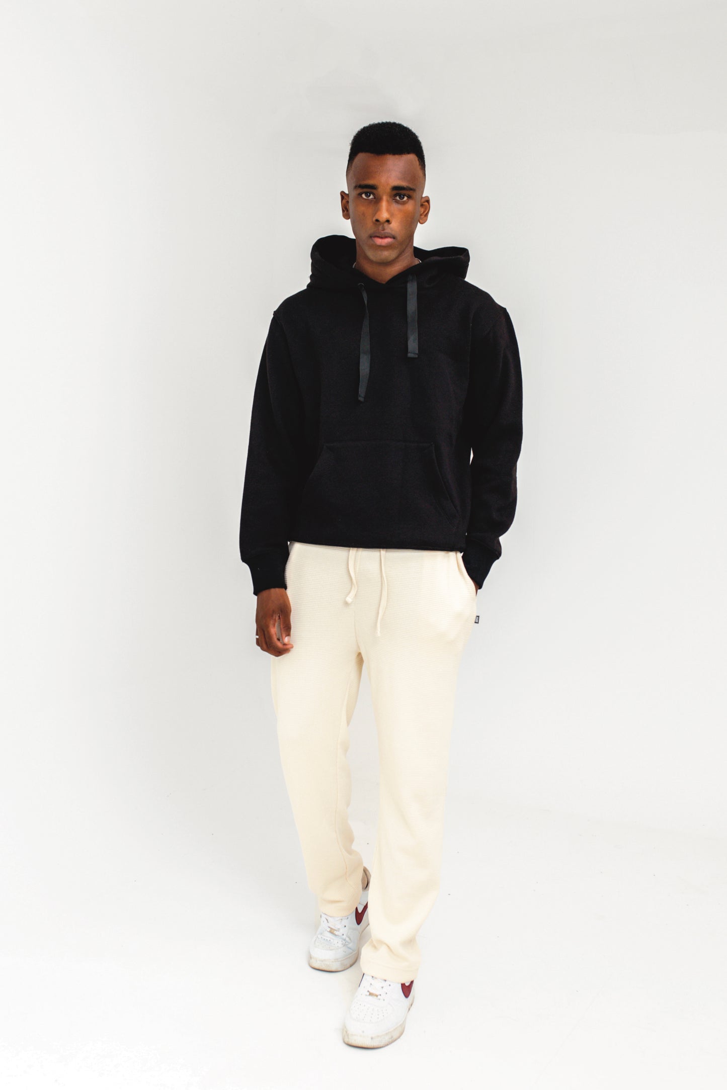 Supersoft Basic Hoodie in Black