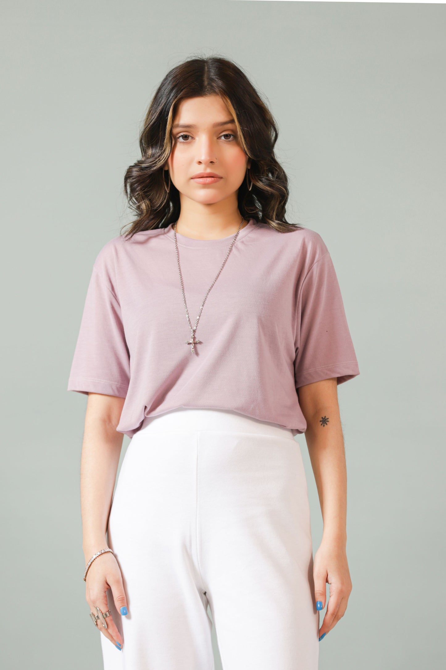 Basic T-shirt in Lilac