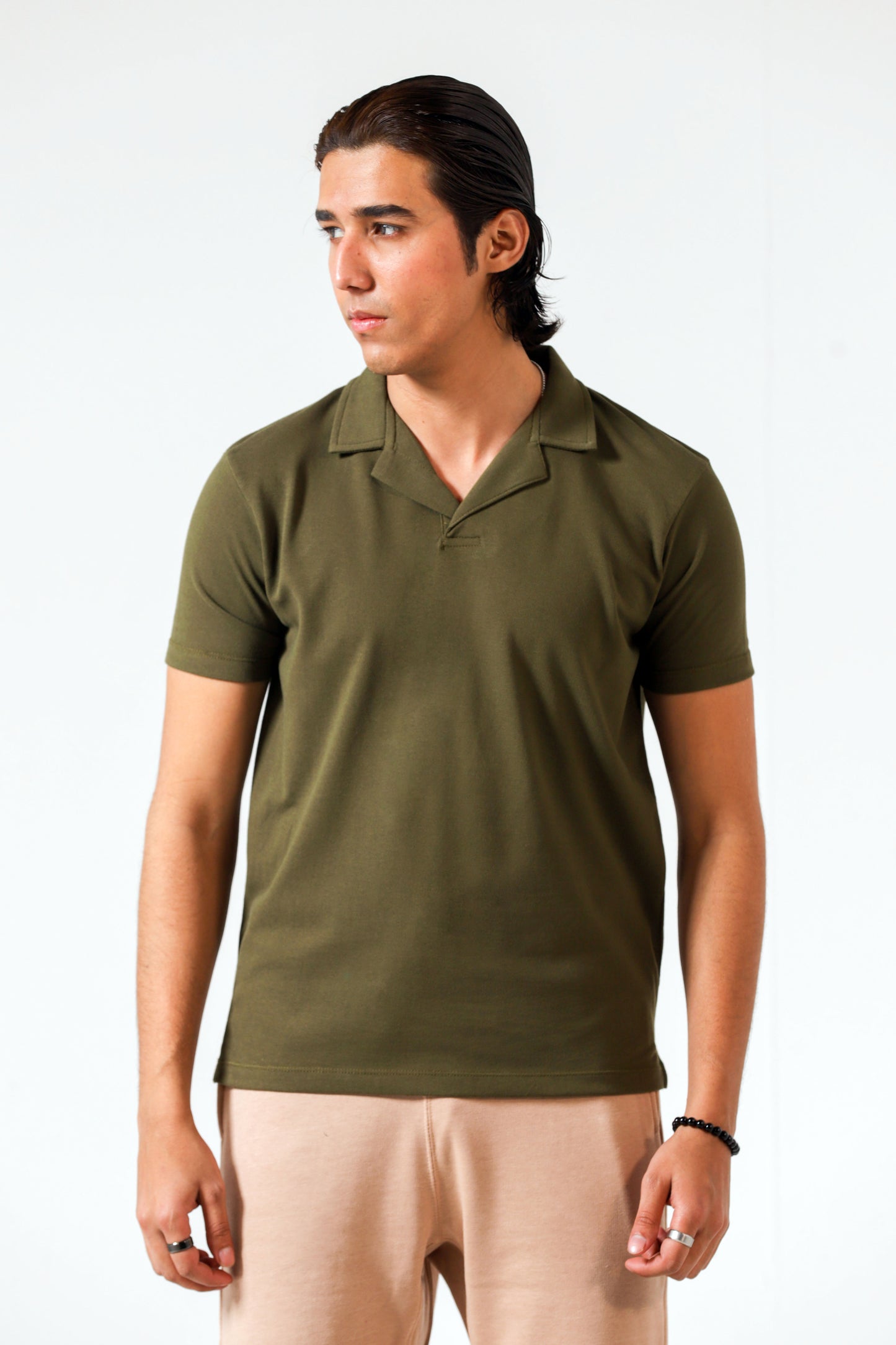 Revere Polo Shirt in Olive