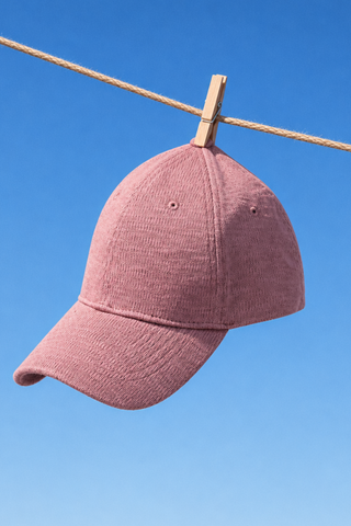 Waffle Textured Baseball Cap in Pink CAP ATTIR-UNISEX