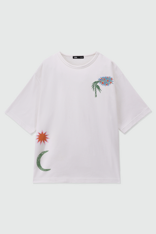 Oversized T-shirt - Spiky Plant