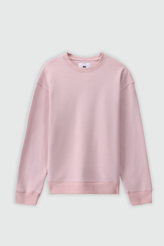 Relaxed Fit Airsoft Sweatshirt in Pastel Pink