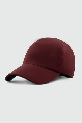 Technical Baseball Cap in Maroon
