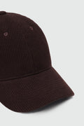 Waffle Textured Baseball Cap in Mocha CAP ATTIR-UNISEX