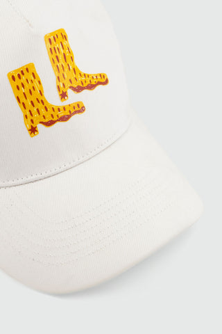 Yellow Boots Print Baseball Cap