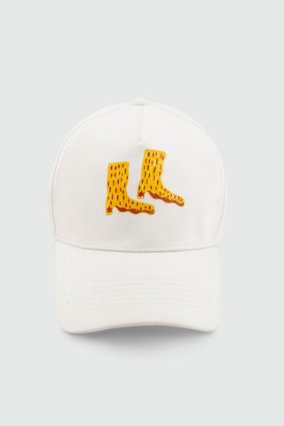 Yellow Boots Print Baseball Cap