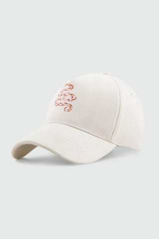 Pink Snake Print Baseball Cap