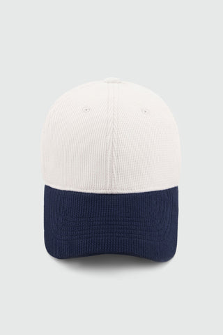 Waffle Textured Contrast Baseball Cap