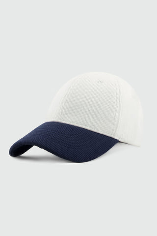 Waffle Textured Contrast Baseball Cap