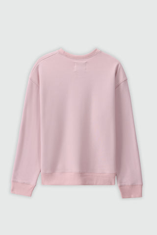 Relaxed Fit Airsoft Sweatshirt in Pastel Pink