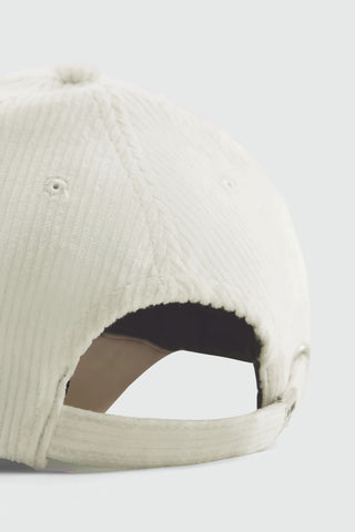 Corduroy Cap in White