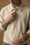 Pocket-detail Polo Shirt / BEIGE POLO ATTIR-MEN