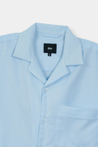 Basic Camp Collar Shirt in Sky - AttirSHIRT