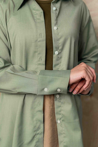 Basic Relaxed Shirt in Pastel - AttirSHIRT
