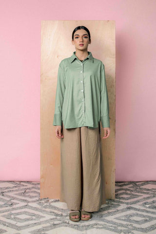 Basic Relaxed Shirt in Pastel - AttirSHIRT