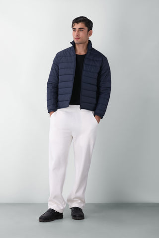 Airsoft Puffer Jacket in Navy