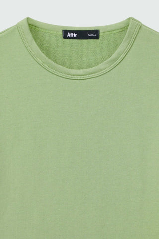 Boxy Cut T-shirt in Matcha Green - AttirTEE