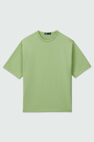 Boxy Cut T-shirt in Matcha Green - AttirTEE