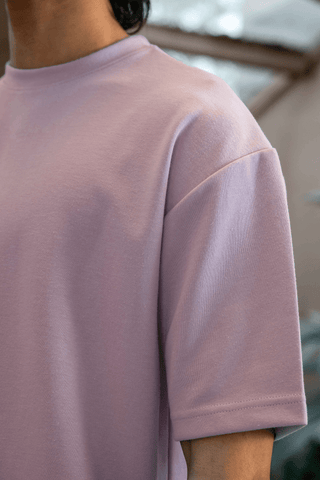 Boxy Cut T-shirt in Pastel Pink - AttirTEE