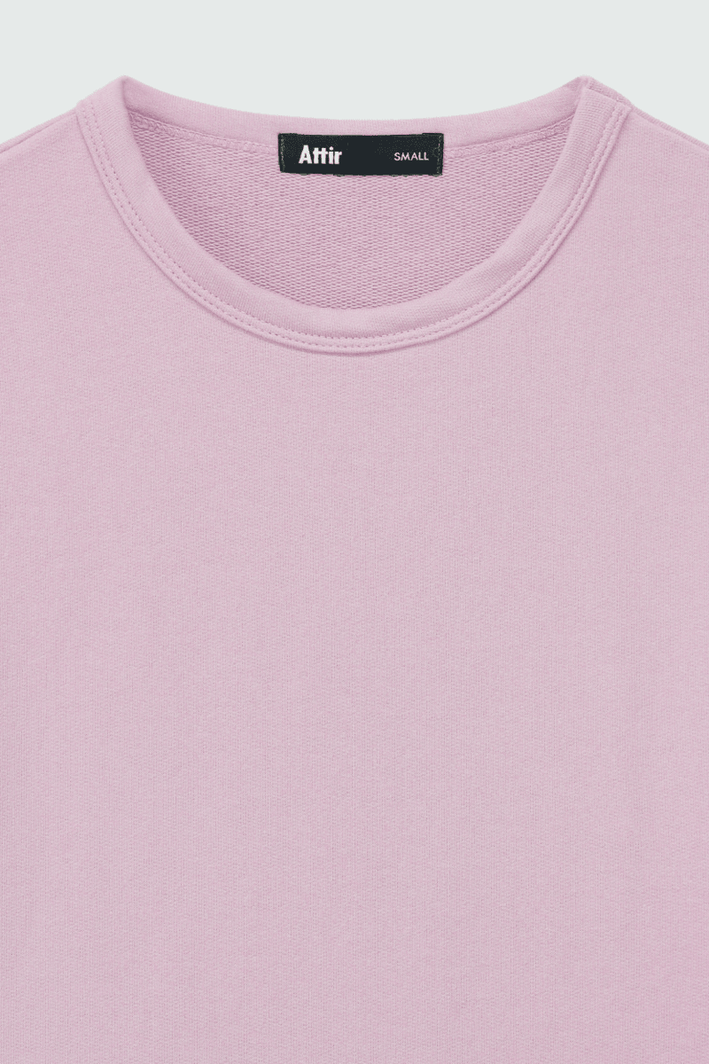 Boxy Cut T-shirt in Pastel Pink