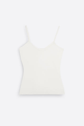 Camisole Top in White - AttirTANKTOP