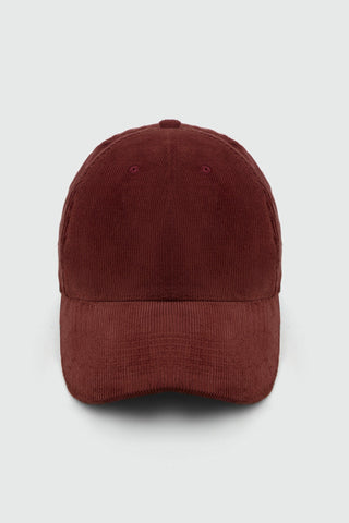 Corduroy Cap in Maroon