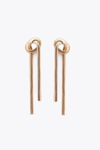 Chain Earrings with Knot - AttirEARRING