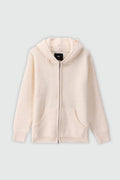 Chunky Knitted Hoodie Jumper in Cream HOODIESWEATER ATTIR-UNISEX