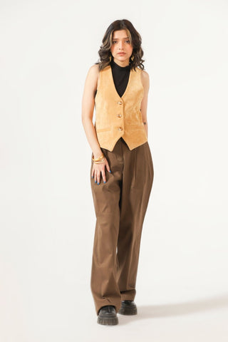 Corduroy Waistcoat in Mustard - AttirVEST