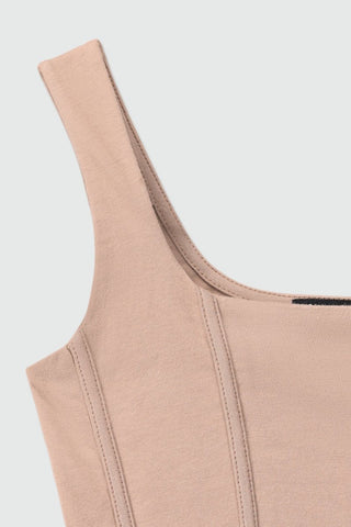 Corset Top in Skin - AttirTOP