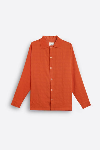 Creased - Effect Over Shirt in Orange - AttirSHIRT