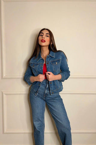 Denim Trucker Jacket in Light Wash - AttirJACKET