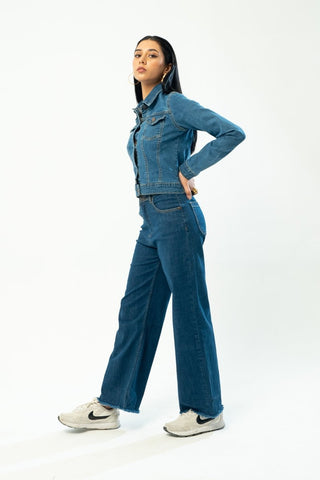 Denim Trucker Jacket in Light Wash - AttirJACKET