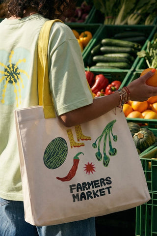 Everyday Tote Bag - Farmers Market - AttirTOTE