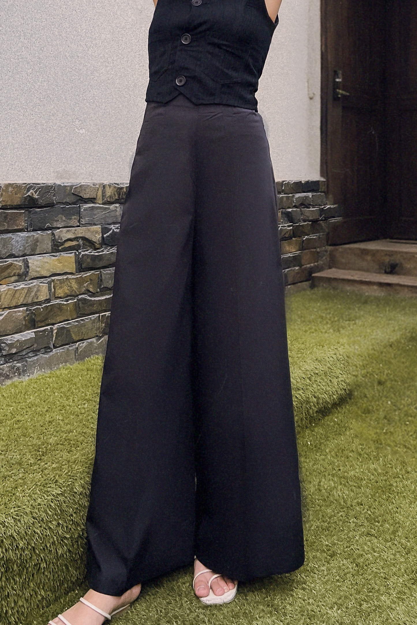 Cotton Culottes in Black