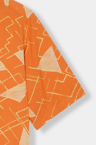 Geometric Print Shirt - AttirSHIRT