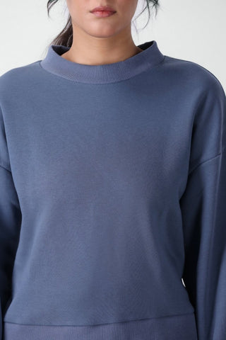 Giant Sweatshirt in Steel Blue - AttirSWEATSHIRT