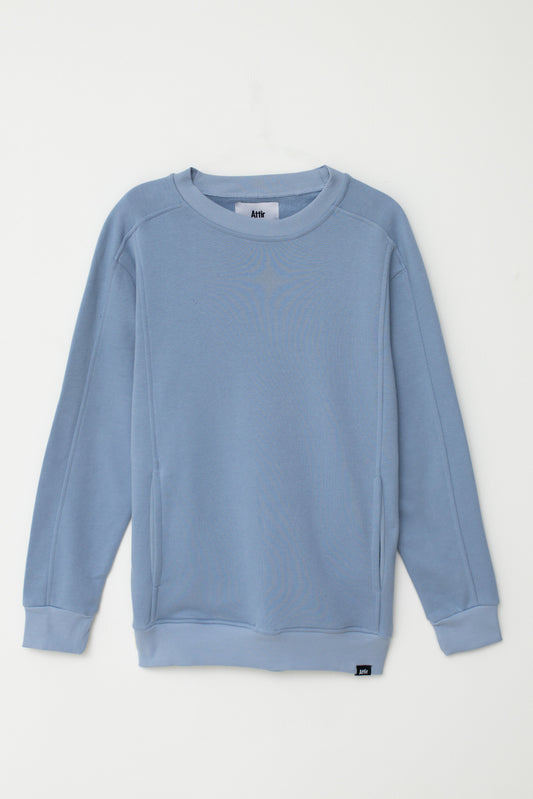 Side-pocket Technical Sweatshirt in Sky