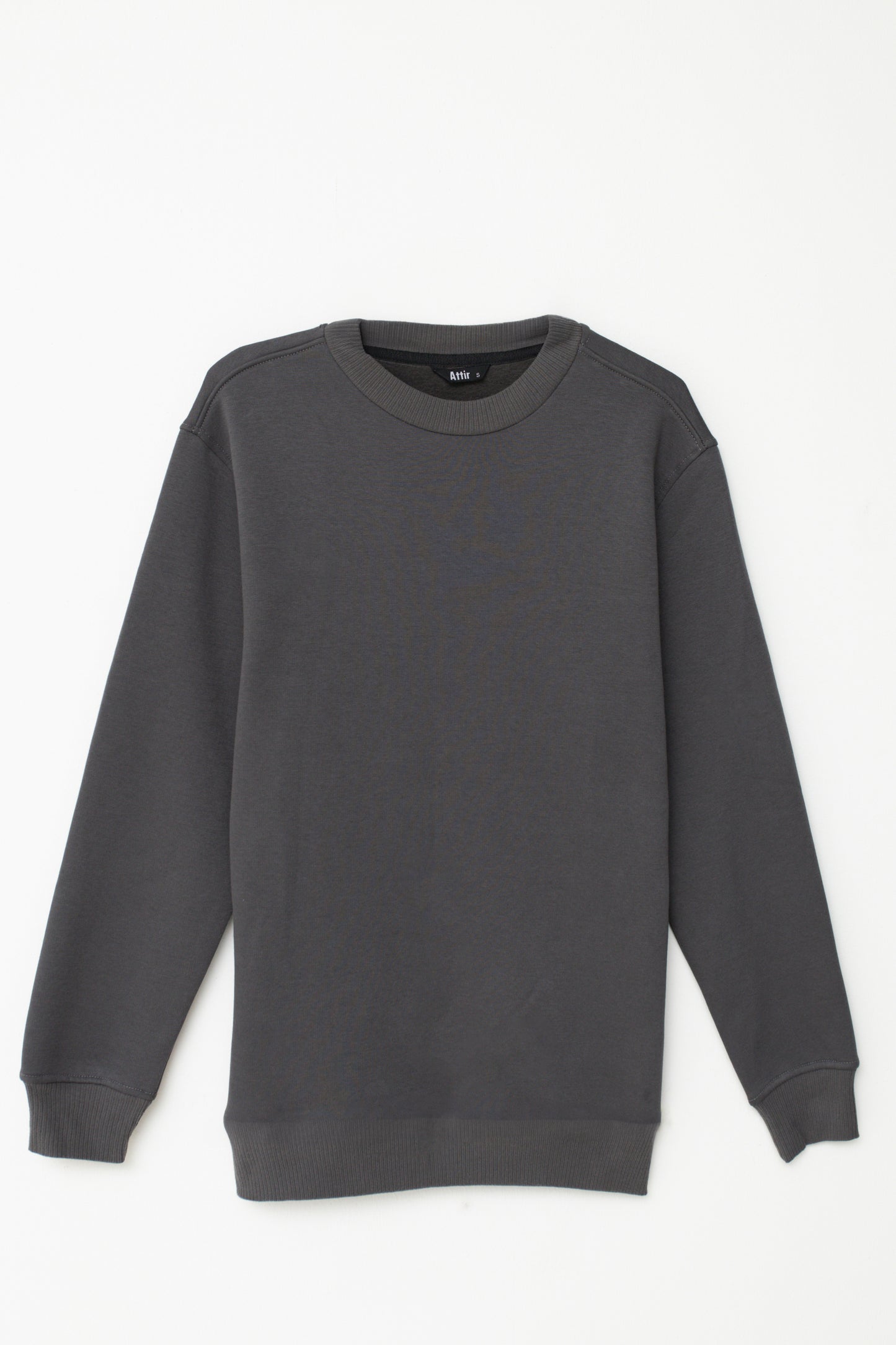 Basic Sweatshirt in Charcoal Grey