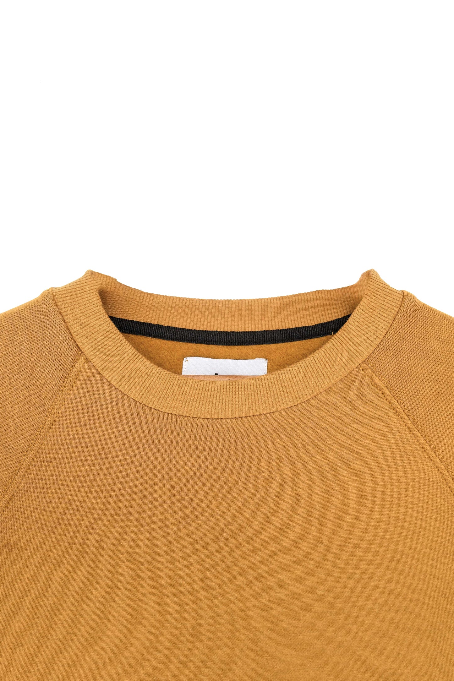 Boxy Raglan Sweatshirt in Mustard