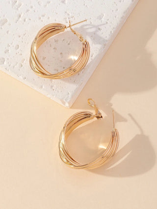 Irregular Circular Earrings - AttirEARRING