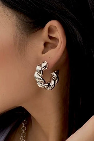 Irregular Hoop Earrings - AttirEARRING