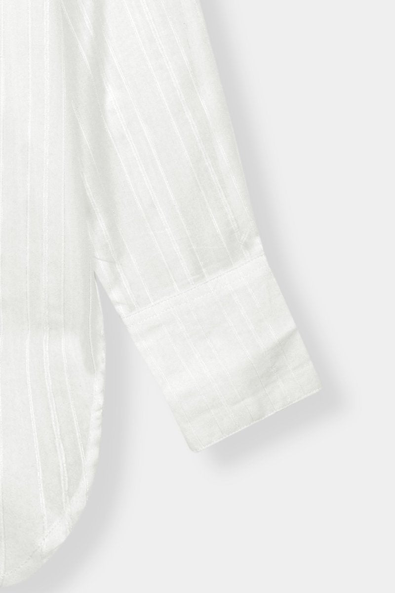 Long V-front Sheer Top
