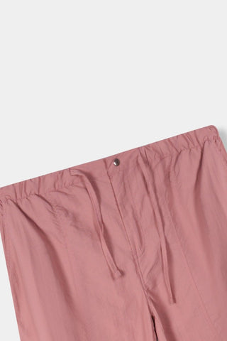 Nylon Parachute Trouser in Dusty Pink - AttirBOTTOM