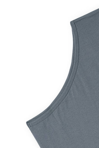 One Shoulder Top in Grey - AttirTOP