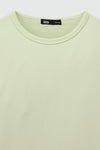 Oversized T-shirt - Green Flower TEE ATTIR-UNISEX