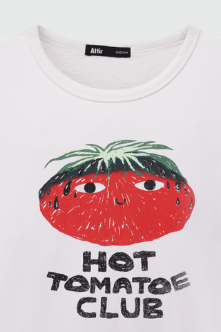 Oversized T-shirt - Hot Tomato Club - AttirTEE