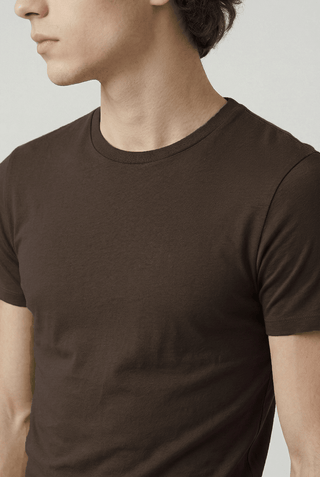 Perfect Fit T-shirt in Mocha - AttirTEE