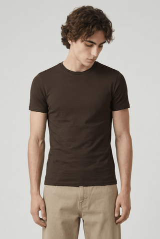 Perfect Fit T-shirt in Mocha - AttirTEE